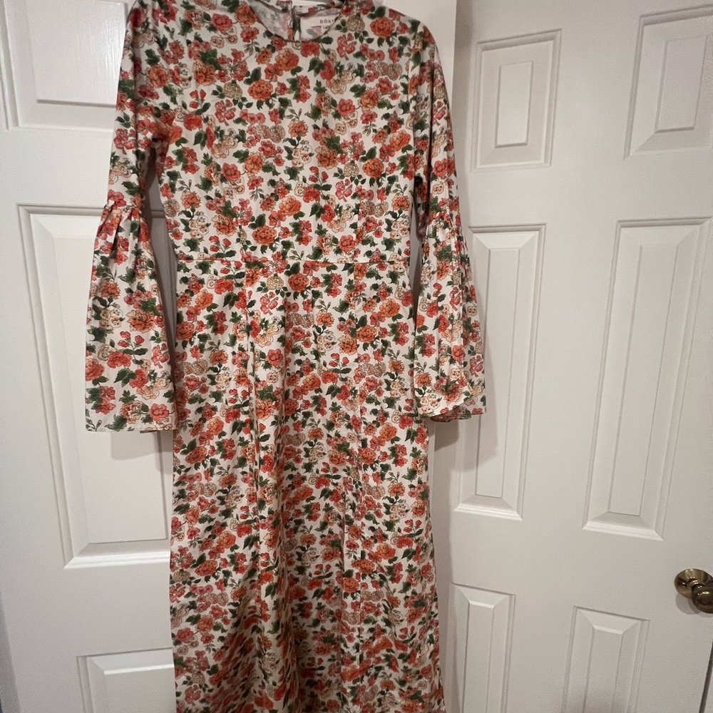 Doen Noisette Dress in Lydden Liberty Garden Fabric - Limited edition